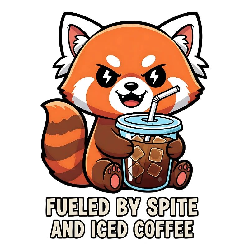 Freches Waschbär-Kaffee-Meme-Design