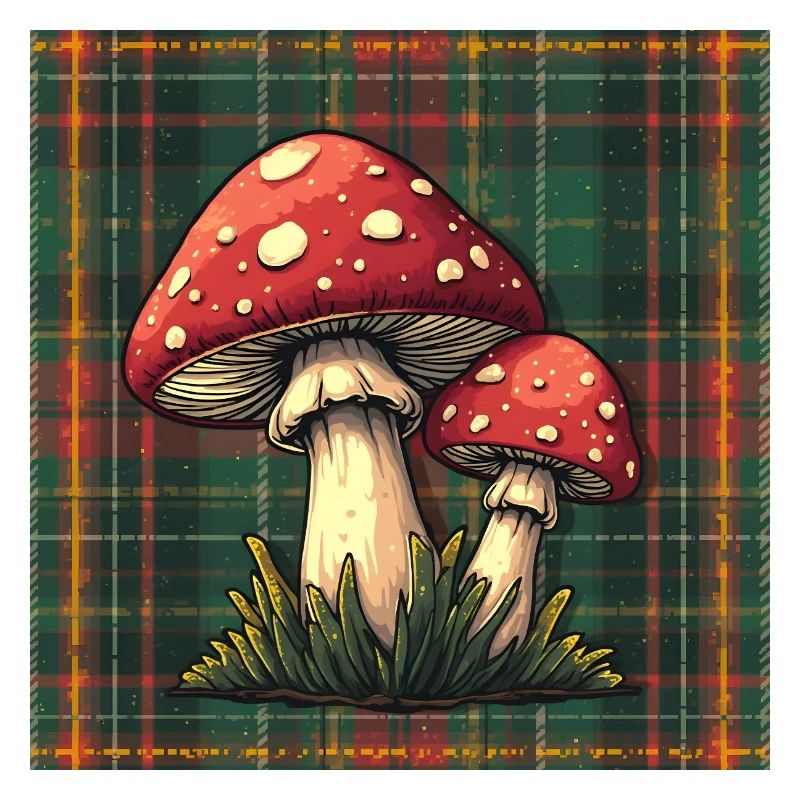 Plaid Mushroom Adventure