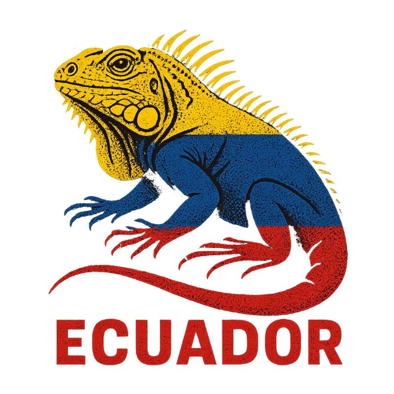 Iguana Ecuador Tricolor