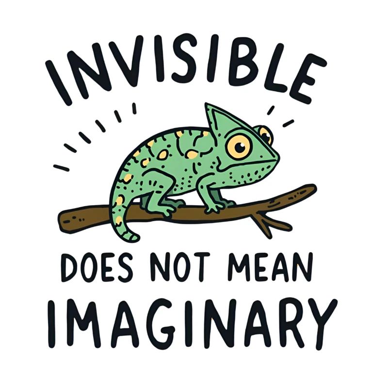 Chameleon Saying: Invisible ≠ Imaginary