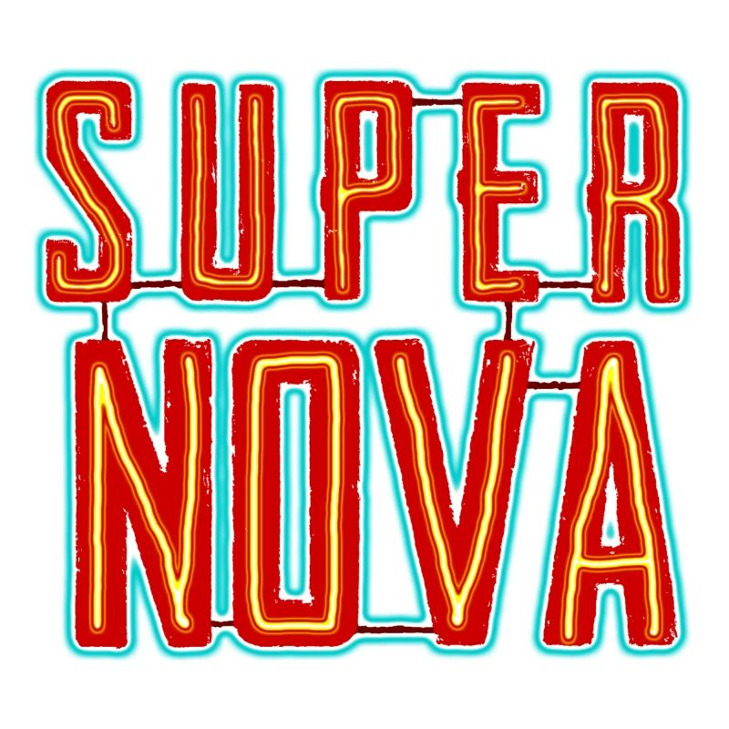 Super Nova Neon Lettering