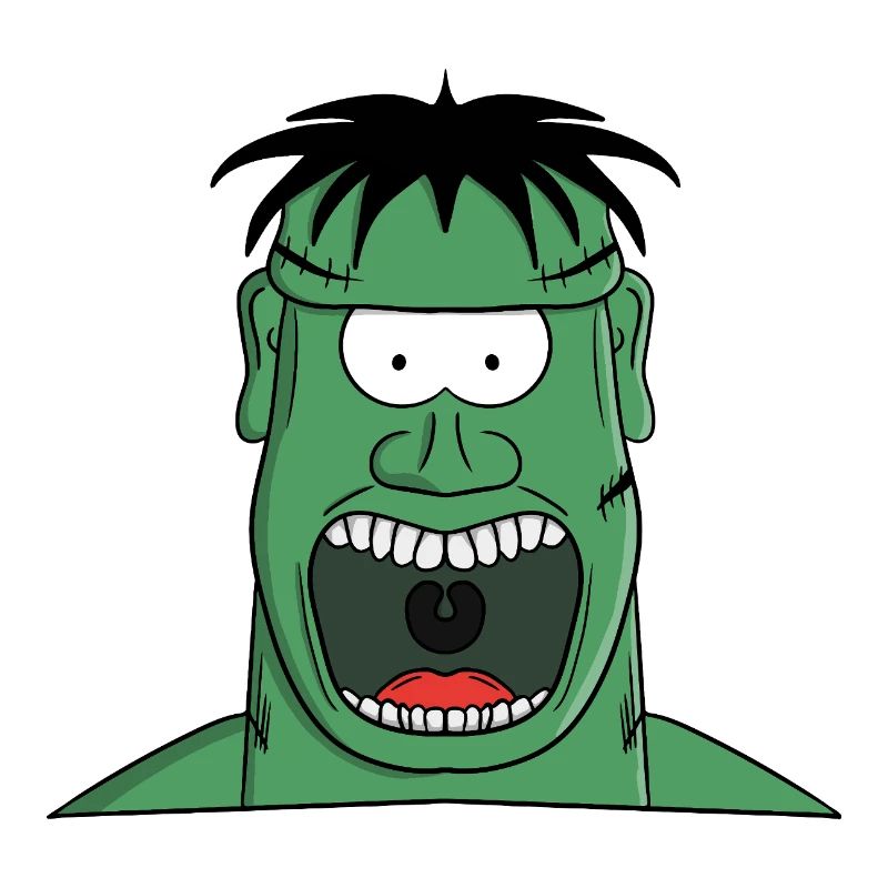 Screaming monstrous creature