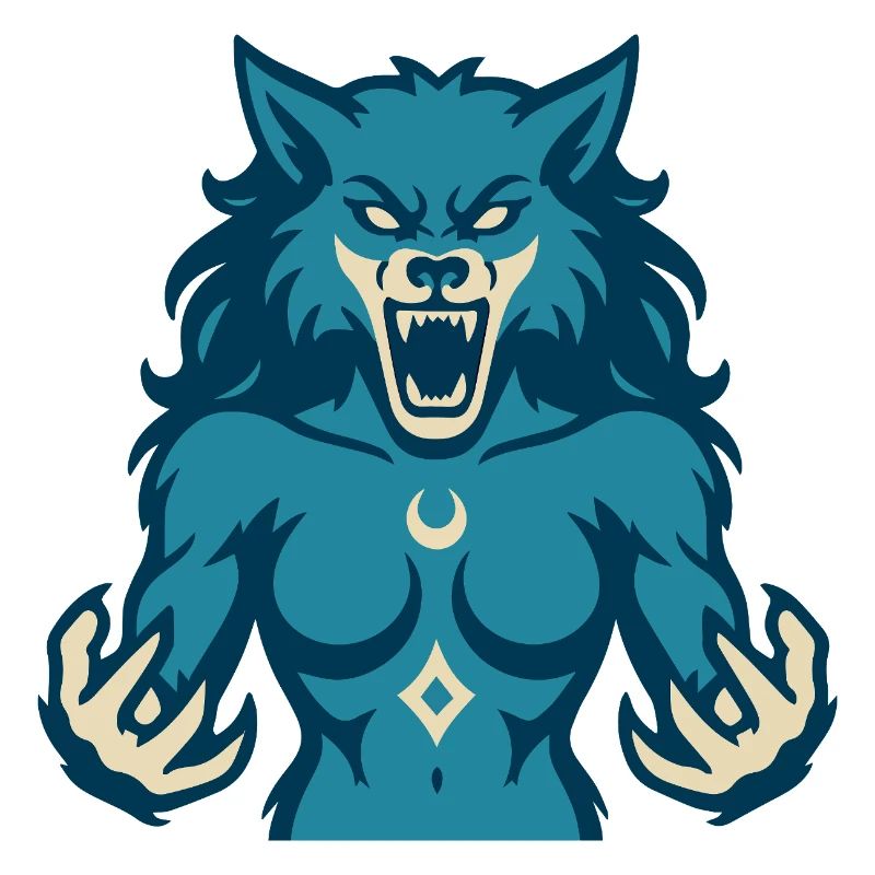 Conception de puissance Moonwolf