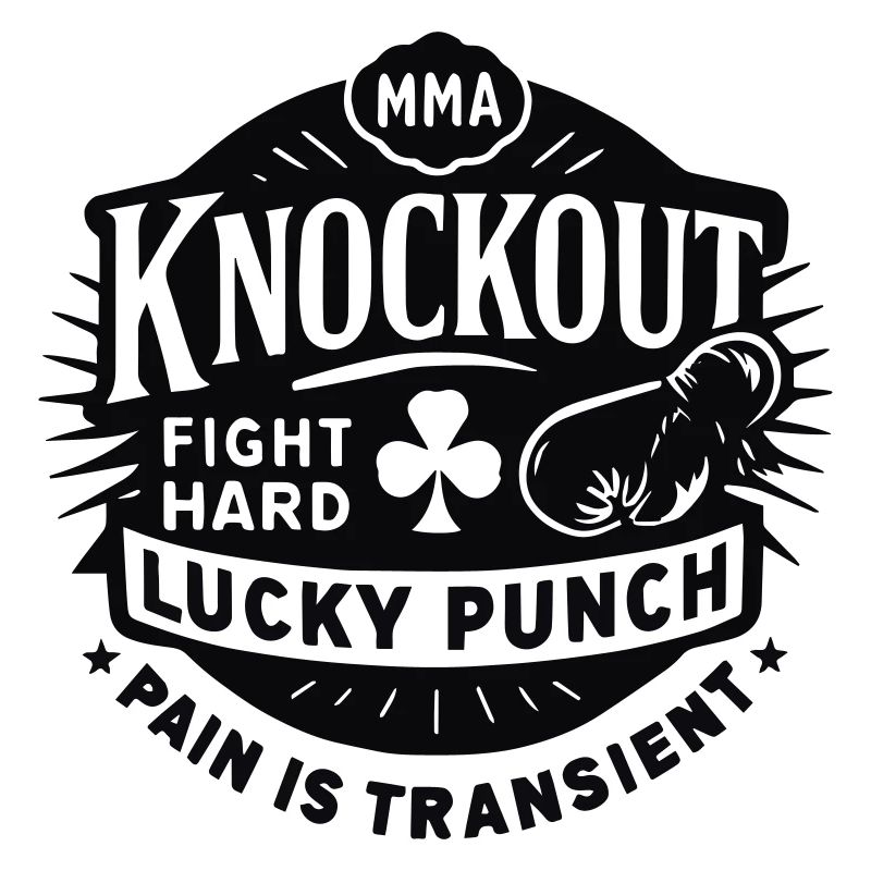 MMA Knockout Lucky Punch Combat de boxe difficile