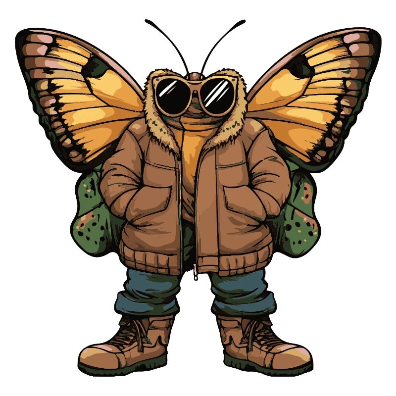 Schmetterling Cool Winter