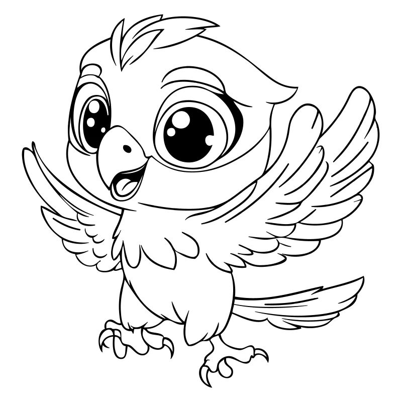 »Aria« the Eagle Child in a Dancing Pose