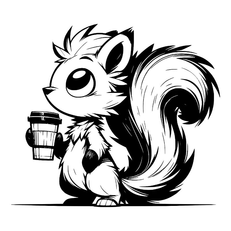 Eichhörnchen im Koffeinrausch - Bin schon wach