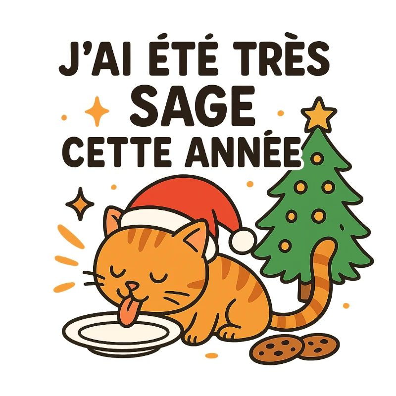Weise und Gourmet-Weihnachtskatze