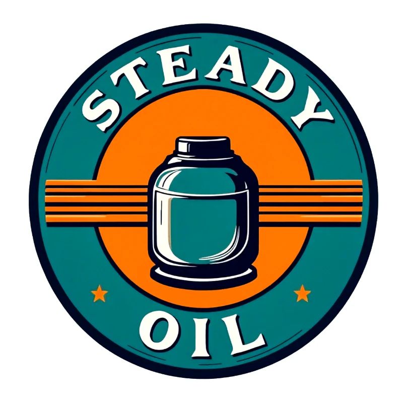 Steady Oil Retro Emblem
