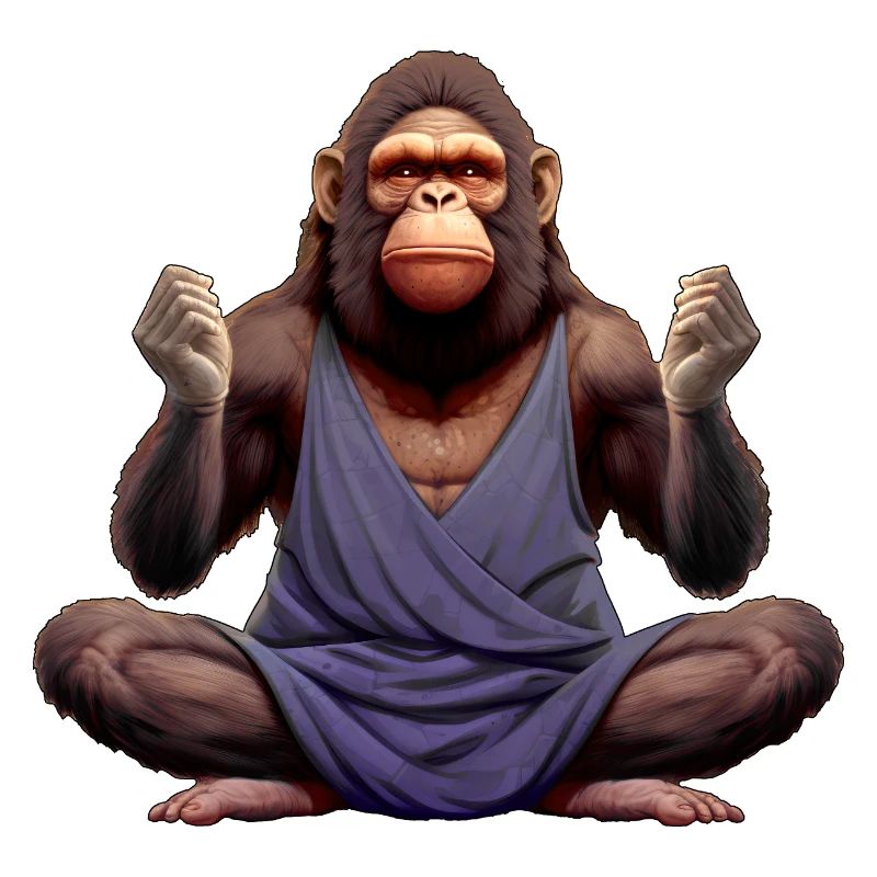 Singes de Yoga