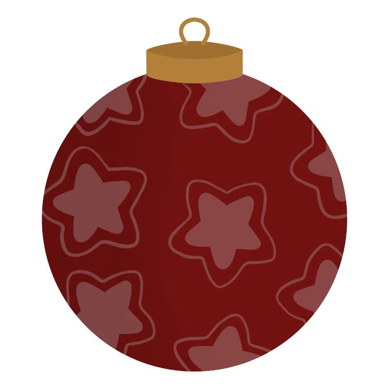 Crimson Star Ornament Pattern