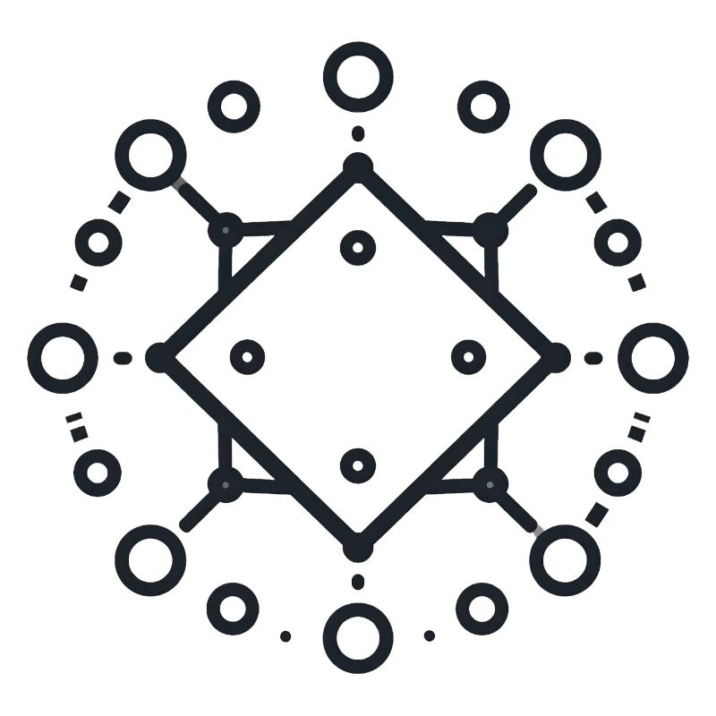 Geometric Diamond Mandala
