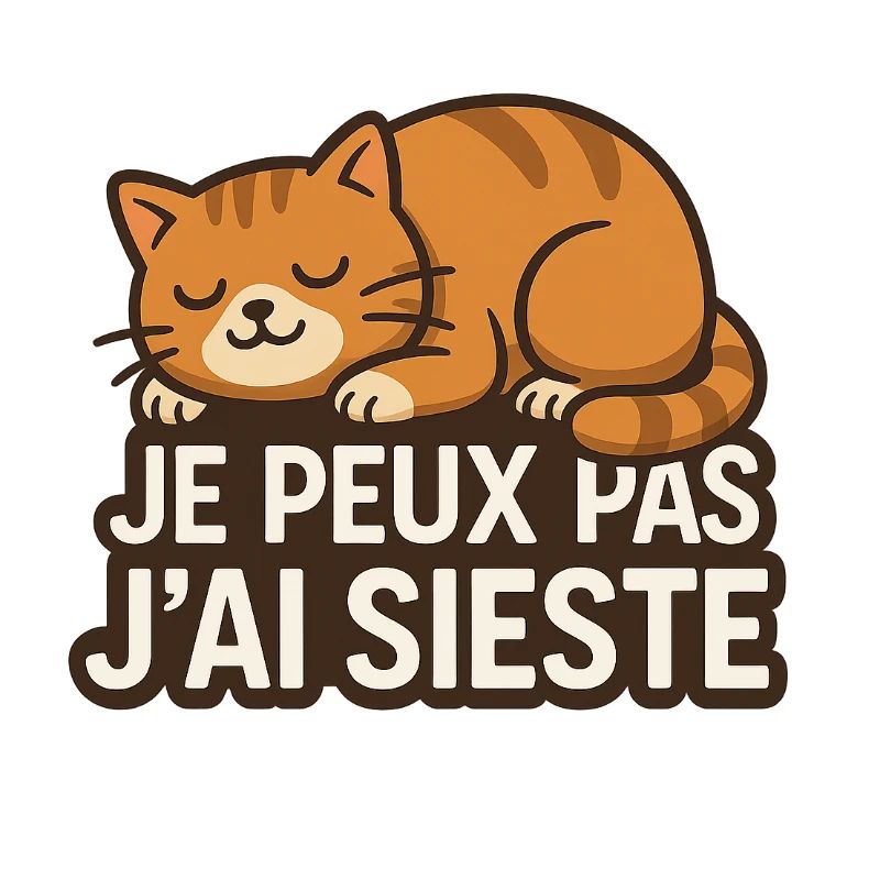 Ich kann nicht, ich mache ein Nickerchen.