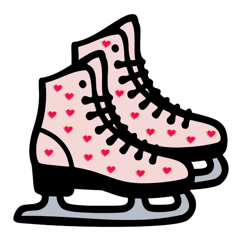 Valentinstag Schlittschuhlaufen