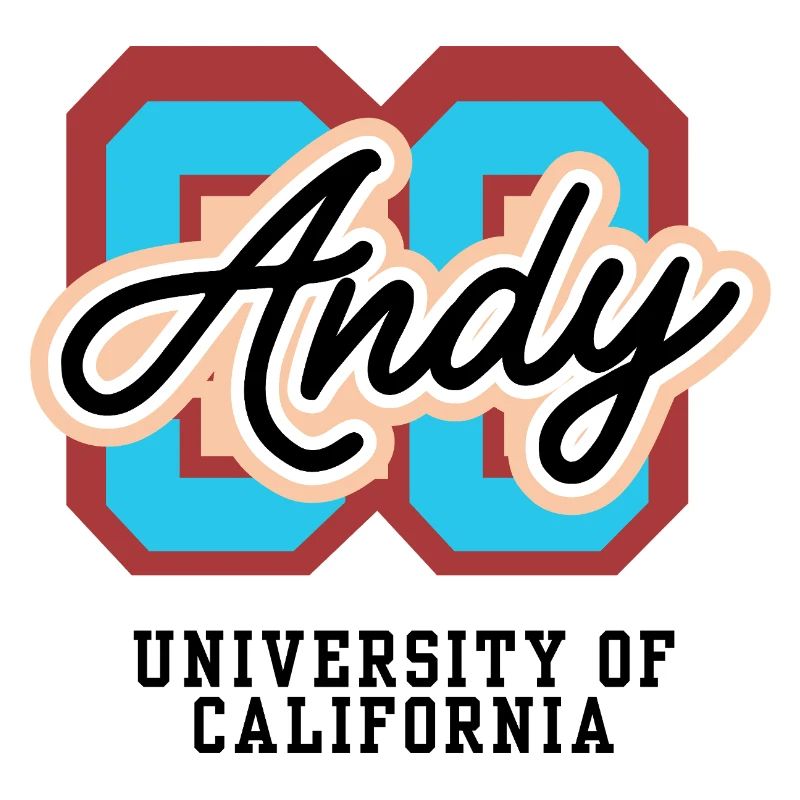 Andy Retro Varsity Emblem
