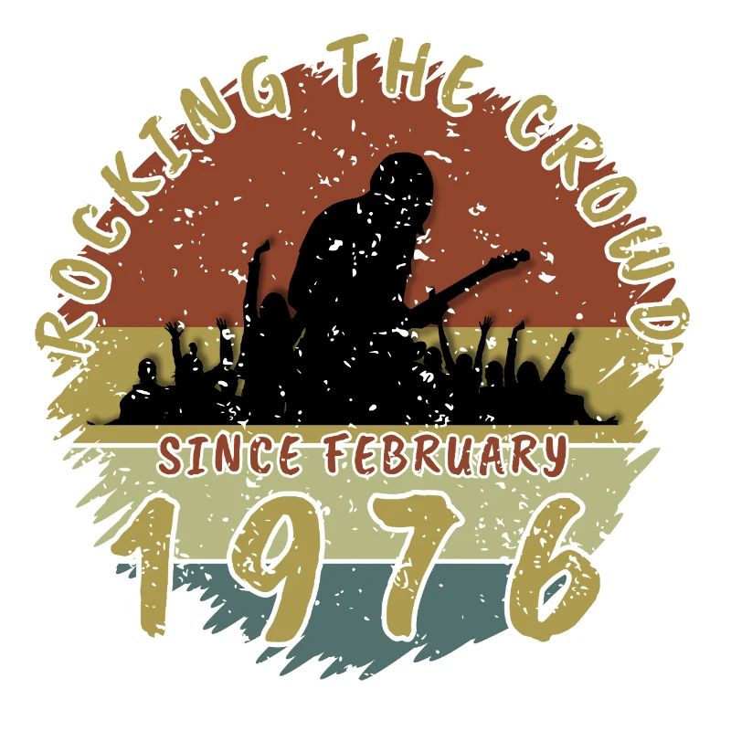 50th Birthday Rocking the crowd GIT 02/1976