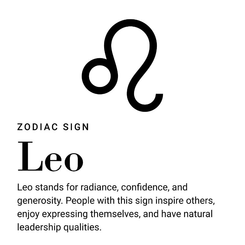 Leo - Zodiac Sign
