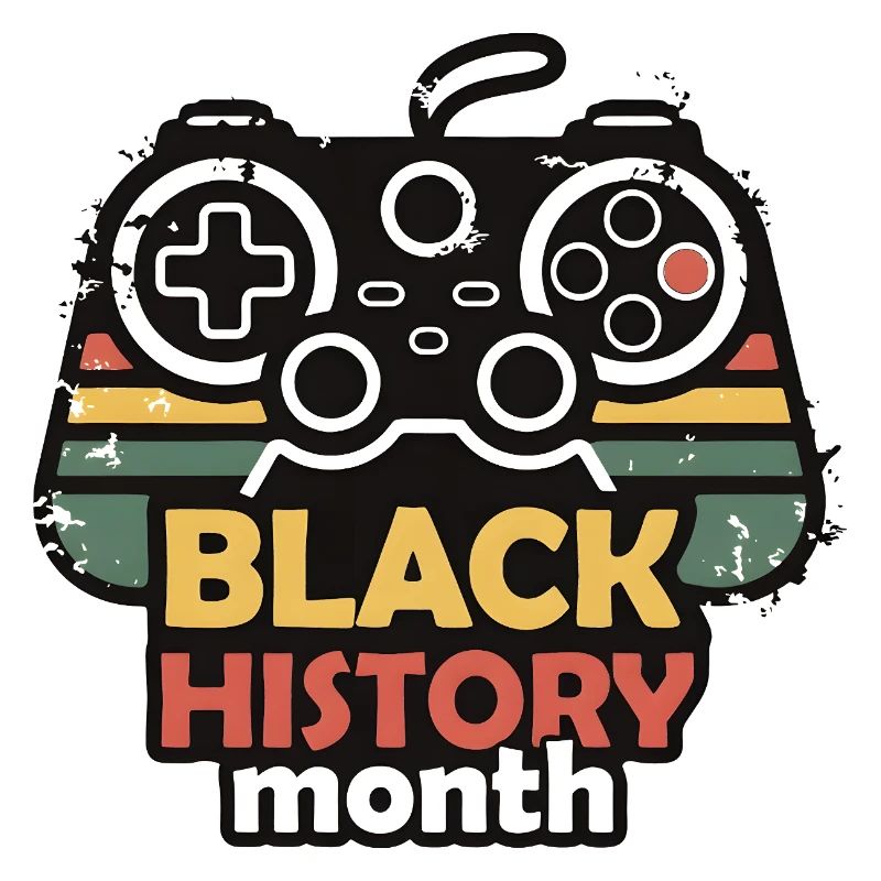 Black History Month Gaming-Controller Retro