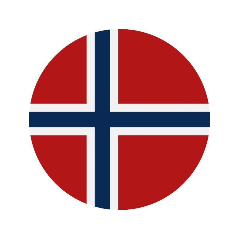 Norwegen-Rundflagge