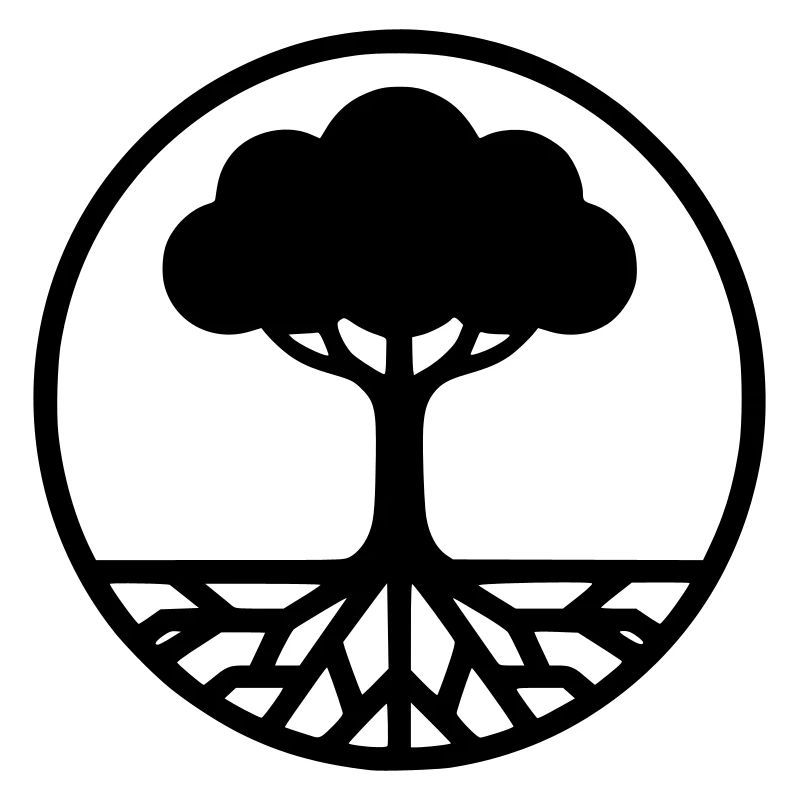 Baum des Lebens Silhouette