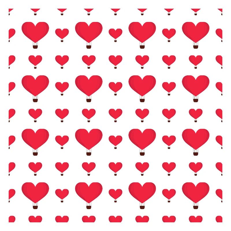 Heart Balloon Pattern