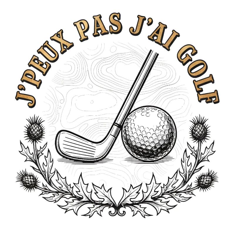 I Can't I Have Golf – Engraving