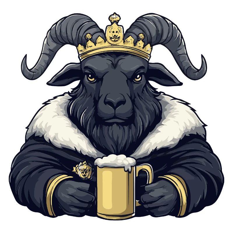 Bergziege Bier König