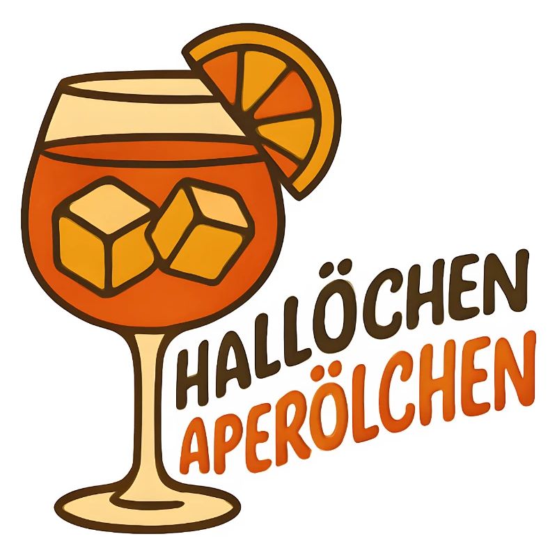 Hallöchen Aperölchen Party Spritz Geschenkidee