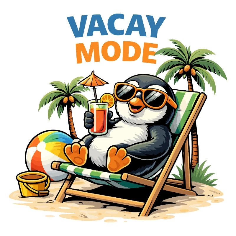 Vacay Mode Penguin Beach