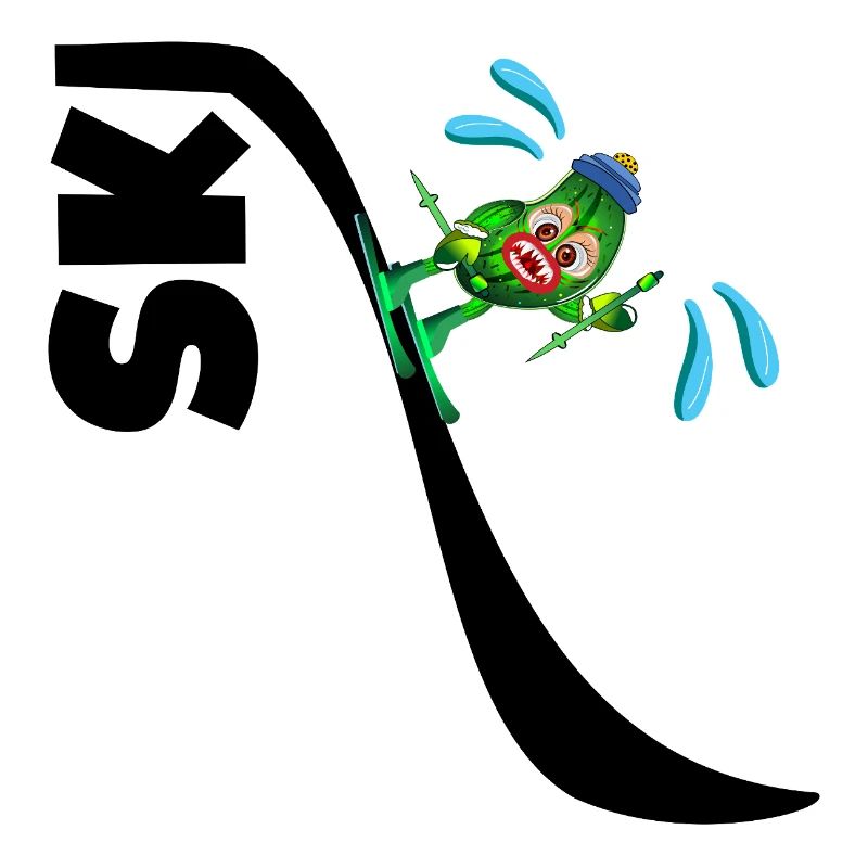 Kids Skiing Pickles
