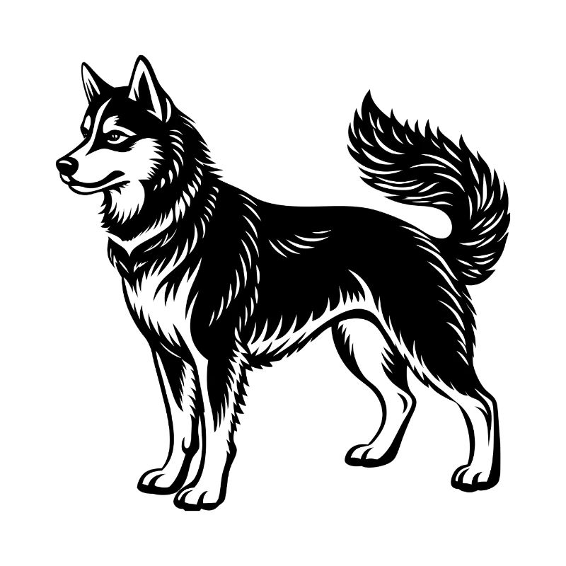 Schlittenhund