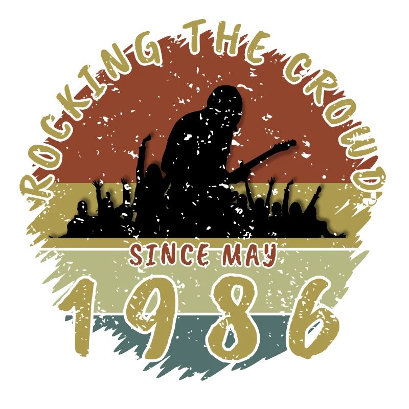 40th Birthday Rocking the crowd GIT 05/1986