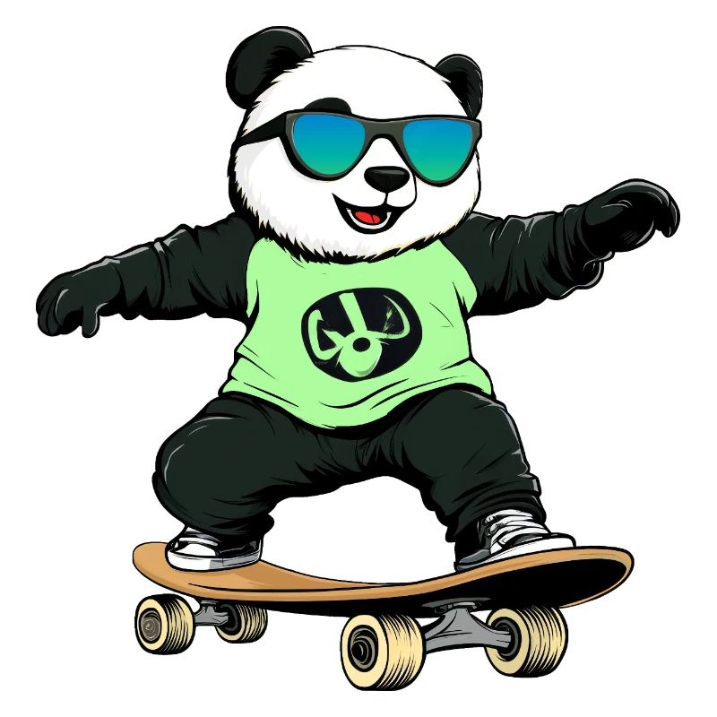 Panda Skateboard