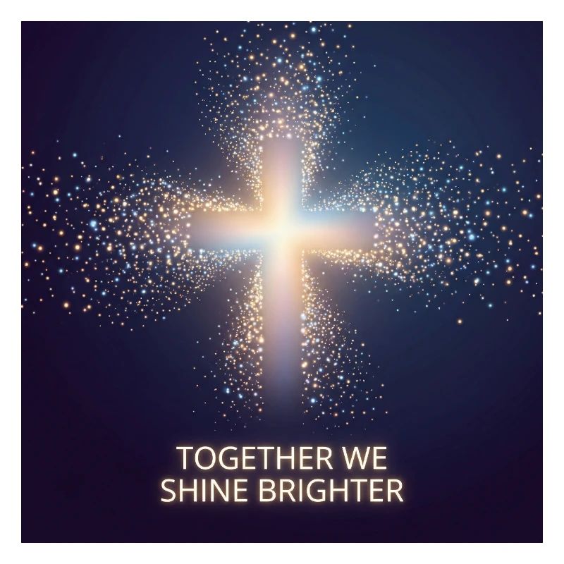 Lichtkreuz Gemeinsam Strahlen