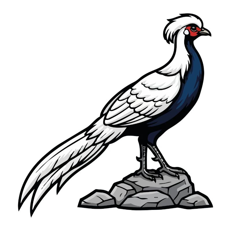 Silver Pheasant Majestic Wild Chic
