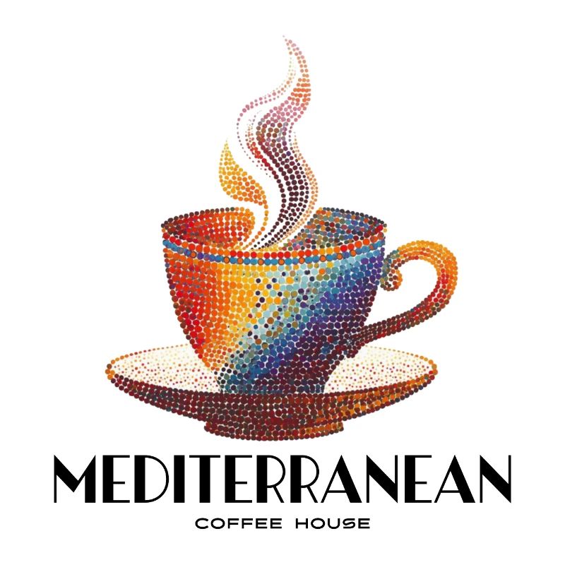 Mosaic Rainbow Coffee Cup