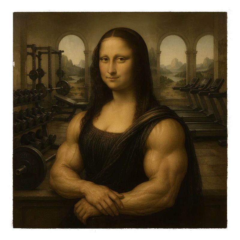 Mona Lifta Leonardo da Vinci Fun Weightlifting
