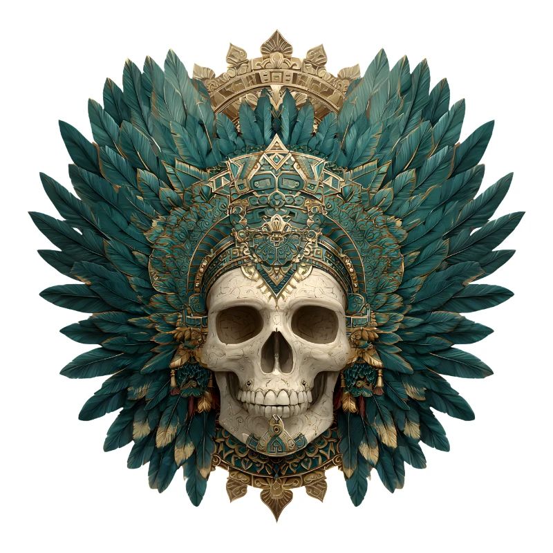 Crâne de Quetzal Calavera
