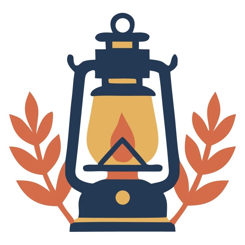 Camping Lantern Nature Forest