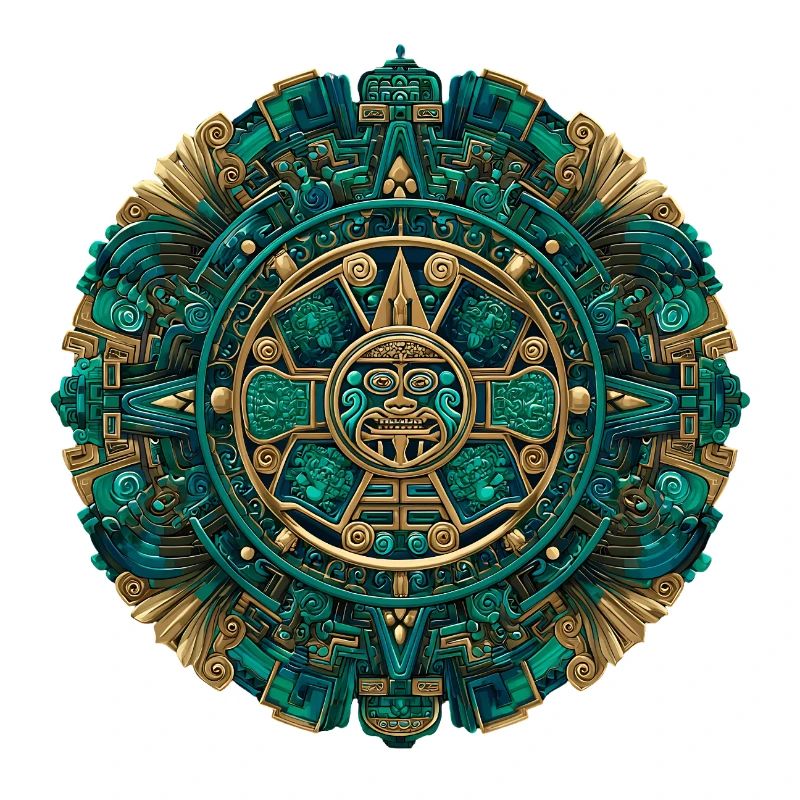 Azteken Sonnengott Mystisch
