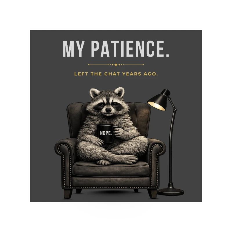 Patience Raccoon Meme