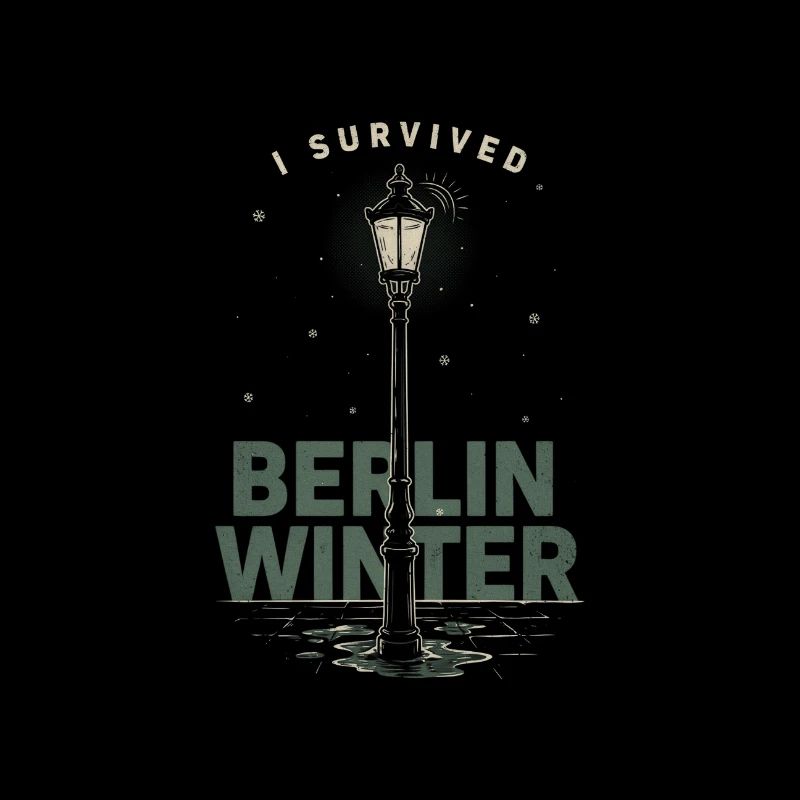 Berlin Winter Überlebt Lampe