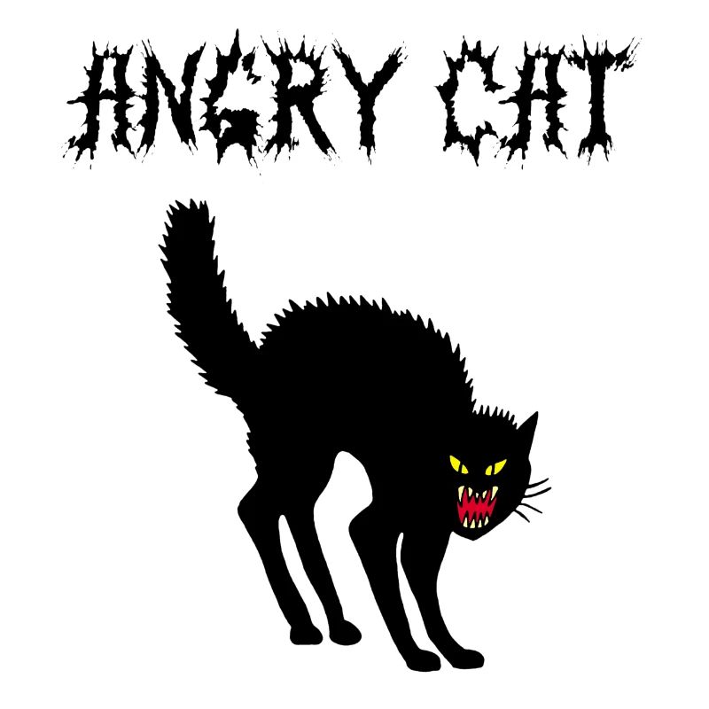 Angry cat