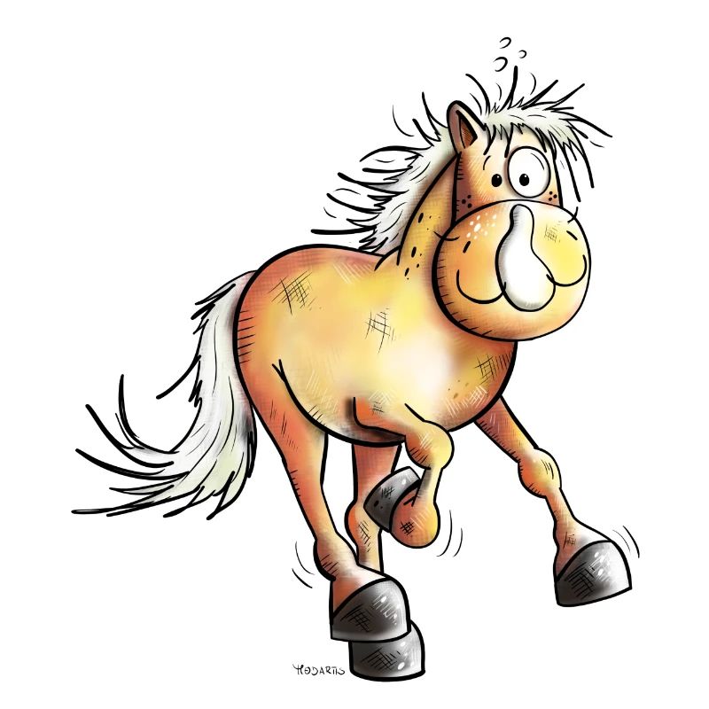 Running Haflinger