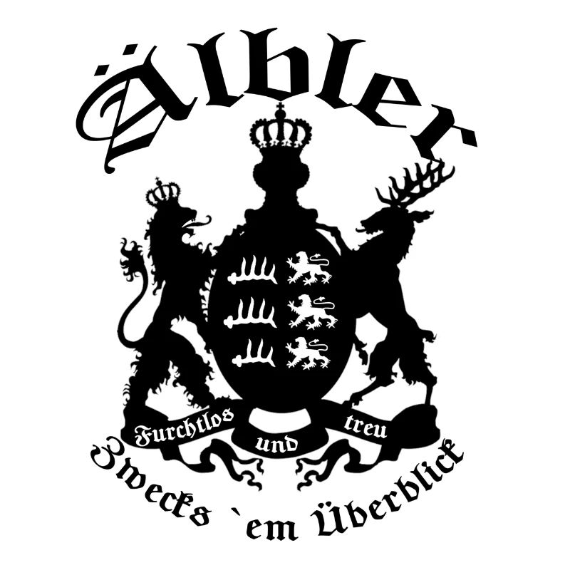 ÄLBLER ZWECKS ´EM ÜBERBLICK - BLACK FONT