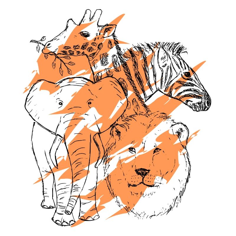 Wilde Tiere - Kunst