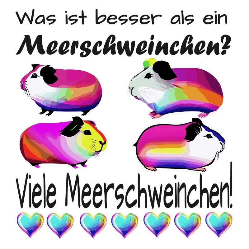 Besser als ein Meerschweinchen regenbogenfarben