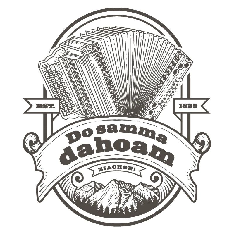 Ziach Vintage Label - Do samma dahoam | ZiachON!