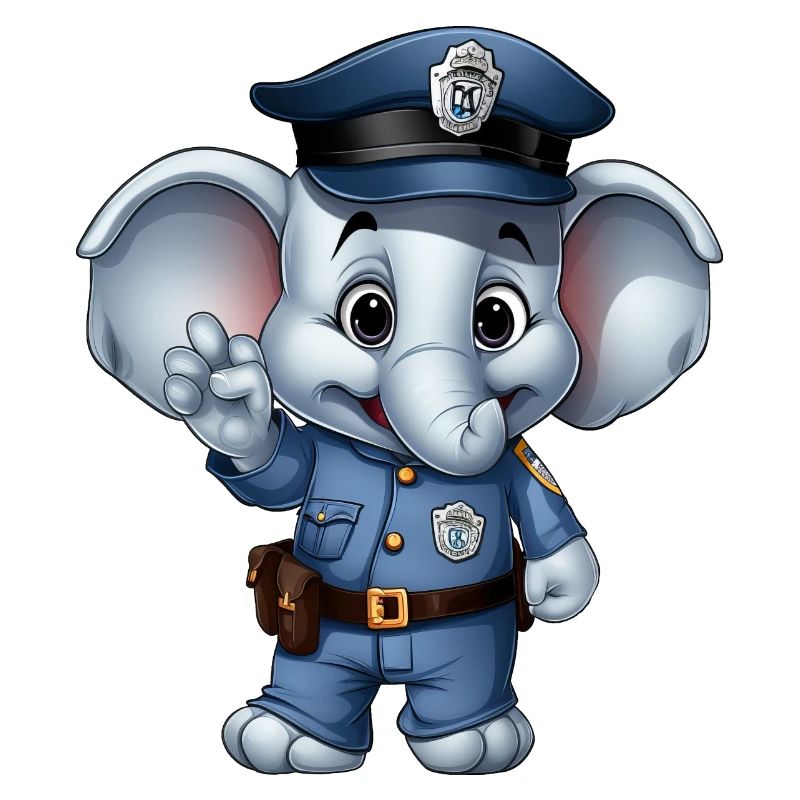 Polizei Elefäntchen