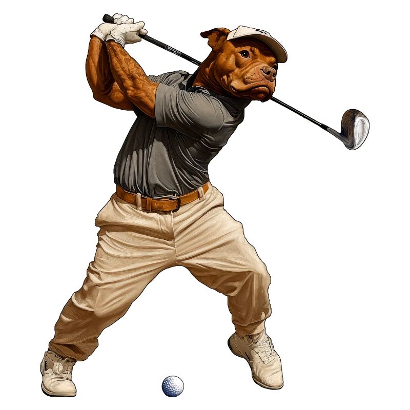 Pitbull Golfspieler
